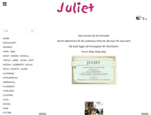 Tablet Screenshot of juliet.se